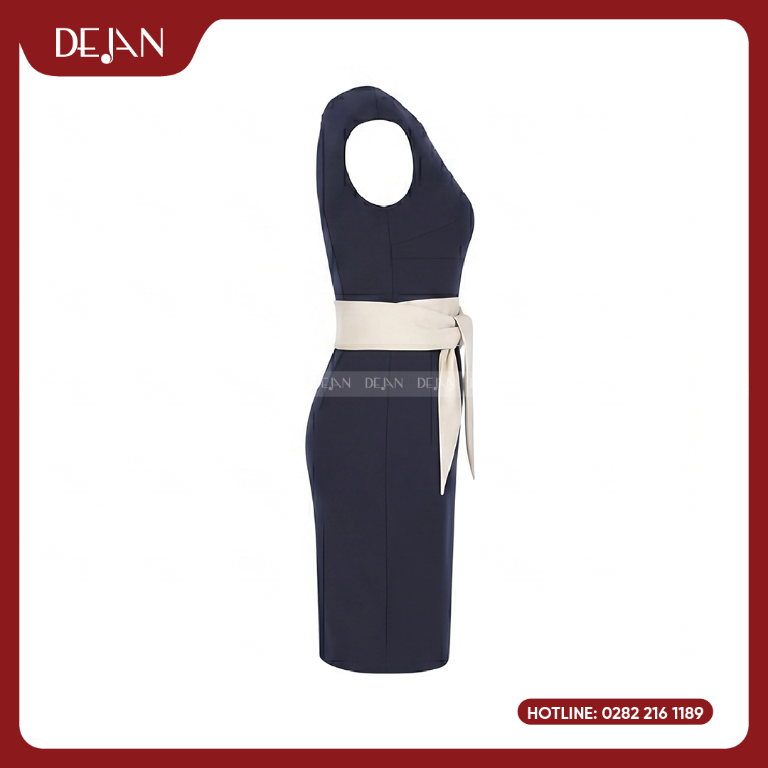 Đầm đồng phục DJDN12105 Đầm đồng phục nữ DEJAN UNIFORM phù hợp cho môi trường công sở doanh nhân