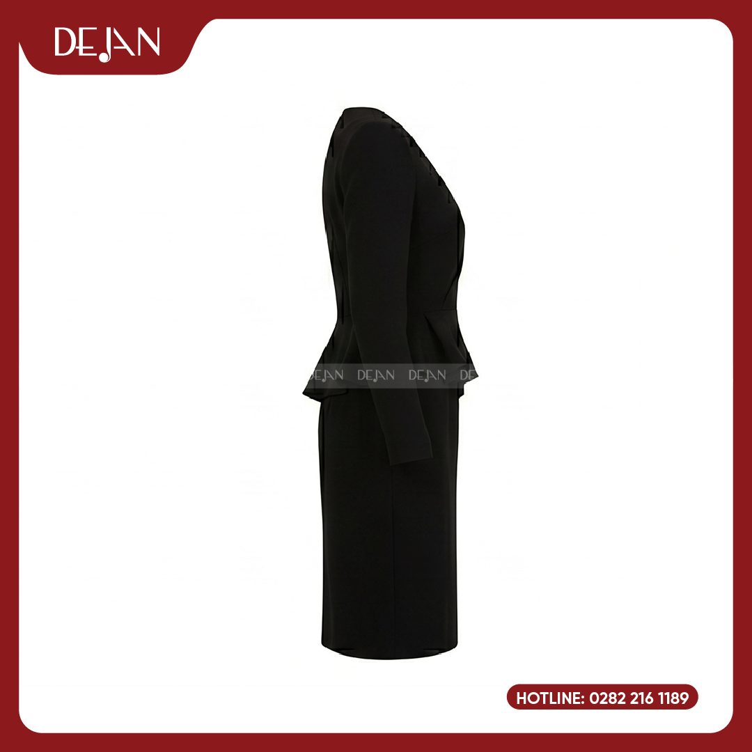 Đầm đồng phục DJDN12107 Đầm đồng phục nữ DEJAN UNIFORM phù hợp cho môi trường công sở doanh nhân