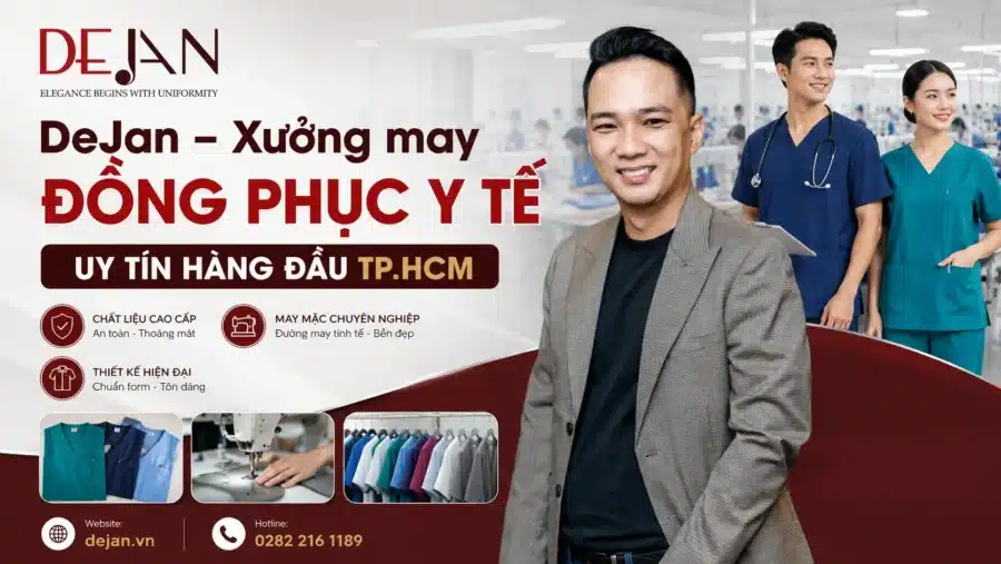 DeJan - Xưởng may đồng phục y tế uy tín hàng đầu TP.HCM
