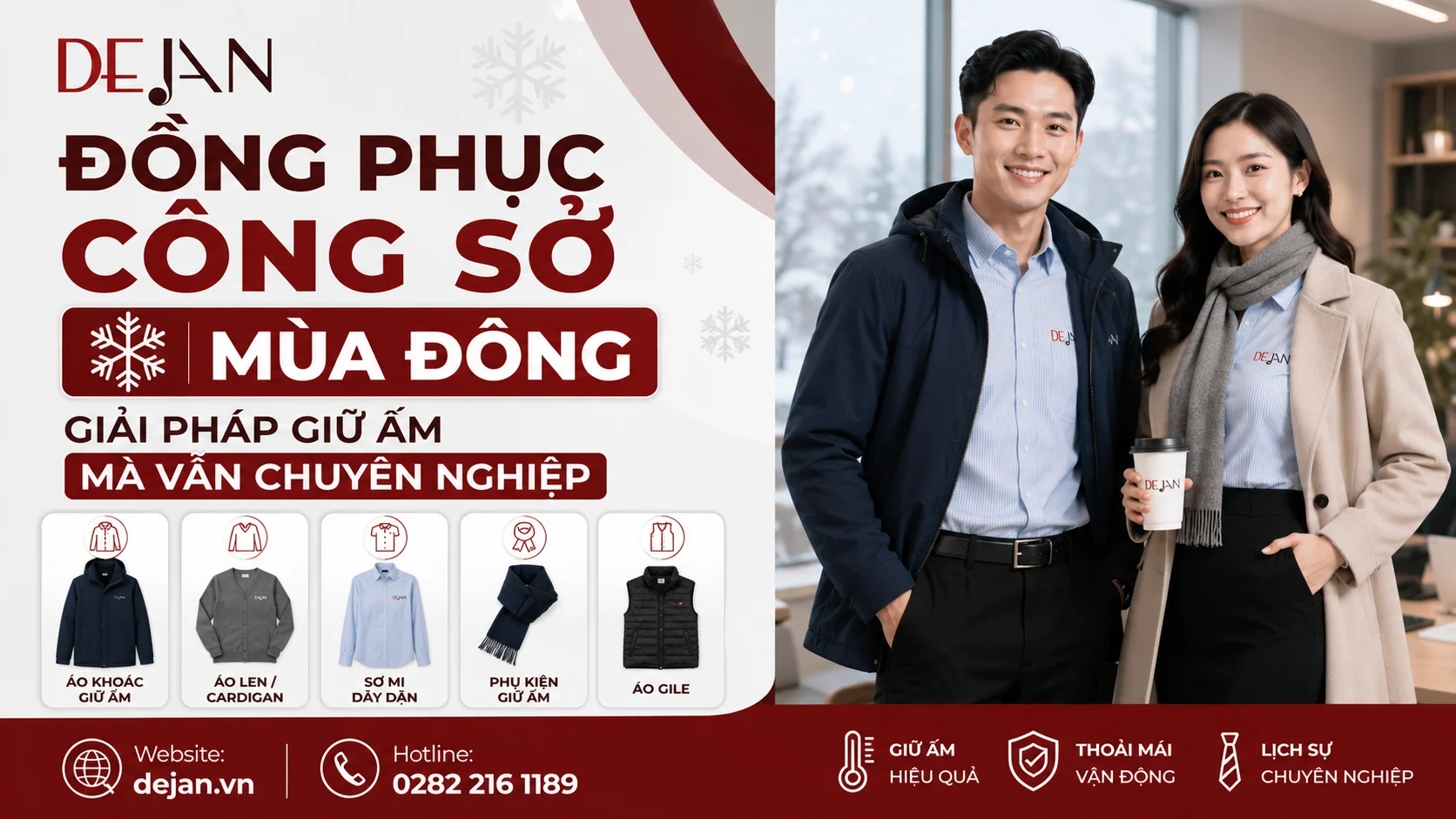 Đồng phục công sở mùa đông