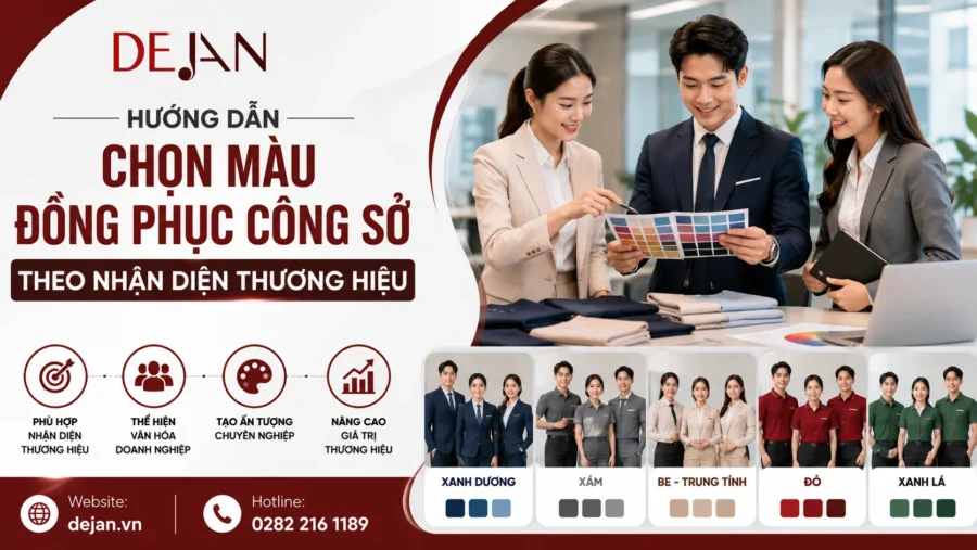 Hướng dẫn chọn màu đồng phục công sở theo nhận diện thương hiệu