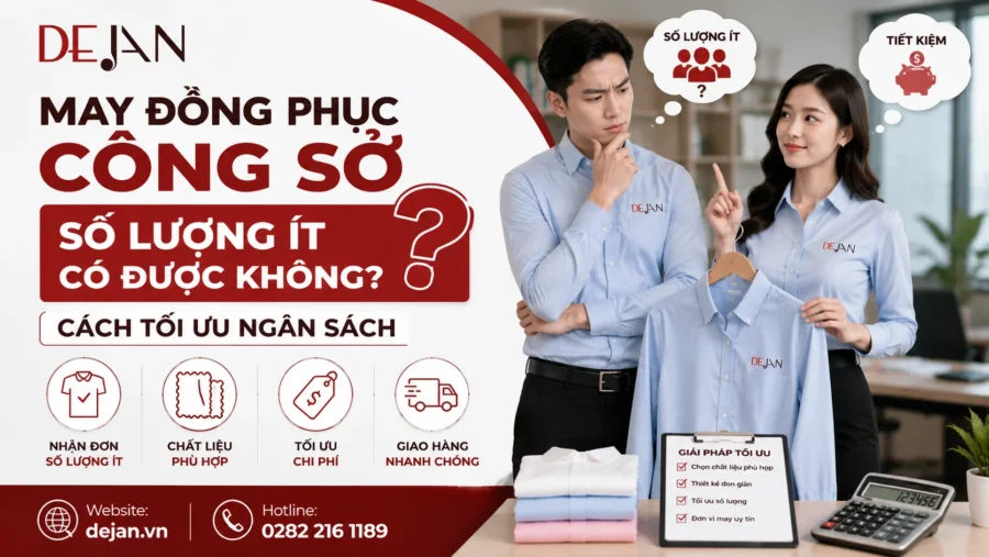May đồng phục công sở số lượng ít có được không