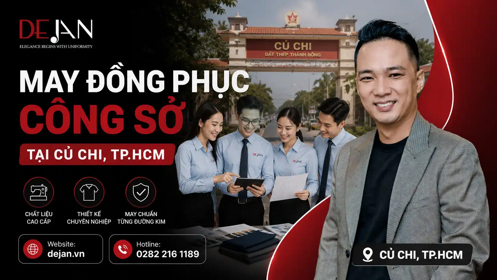 May đồng phục công sở tại Củ Chi, TP.HCM