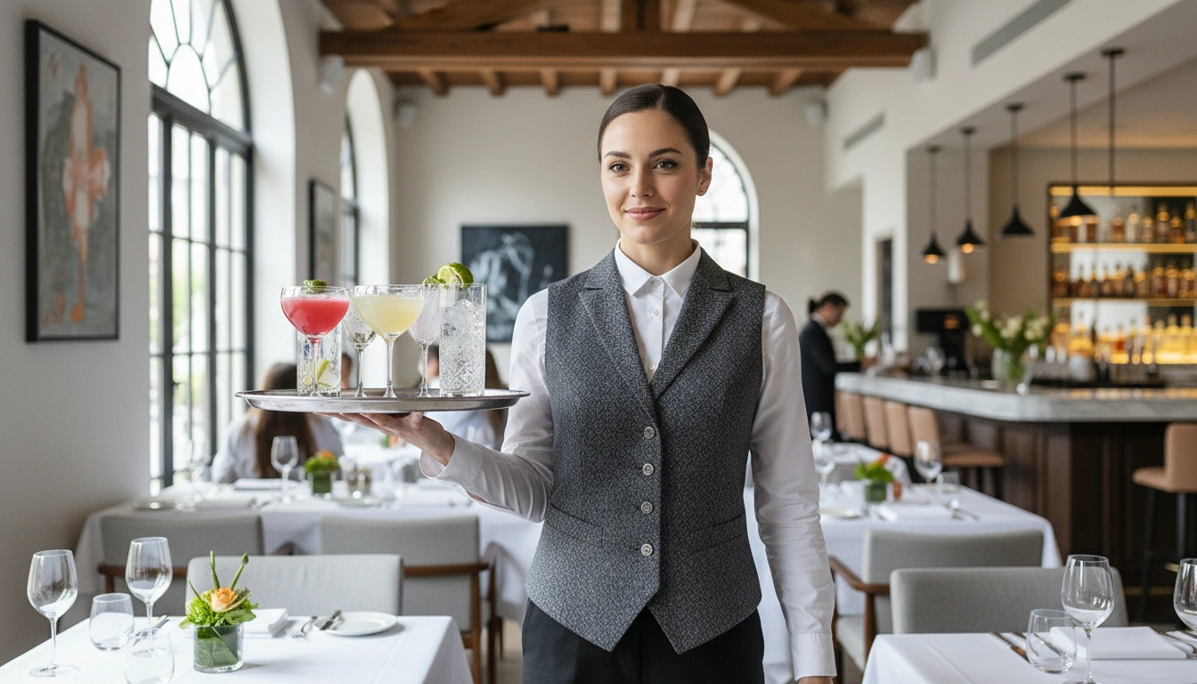 Tạo nên sự KHÁC BIỆT cho áo gile đồng phục nhà hàng