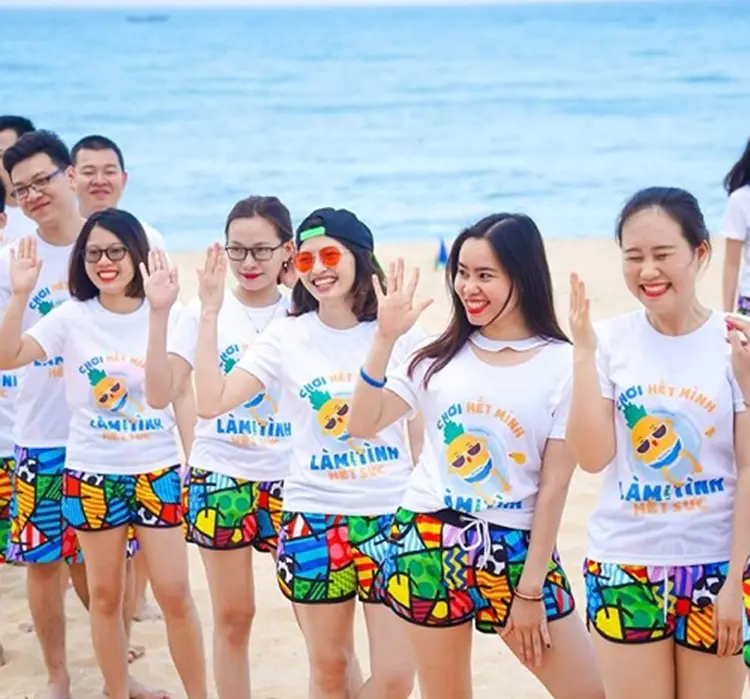 Xưởng may áo thun đồng phục nhóm theo yêu cầu tại TP.HCM