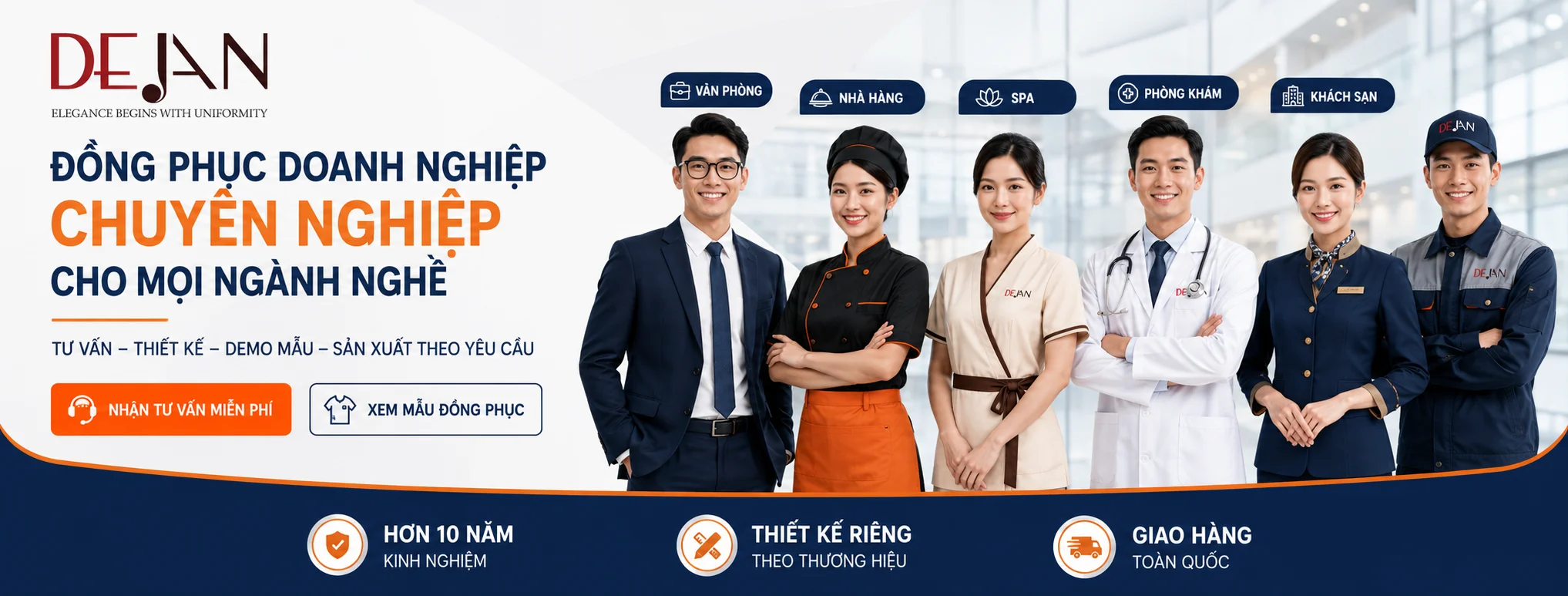 đồng phục cho mọi ngành nghề