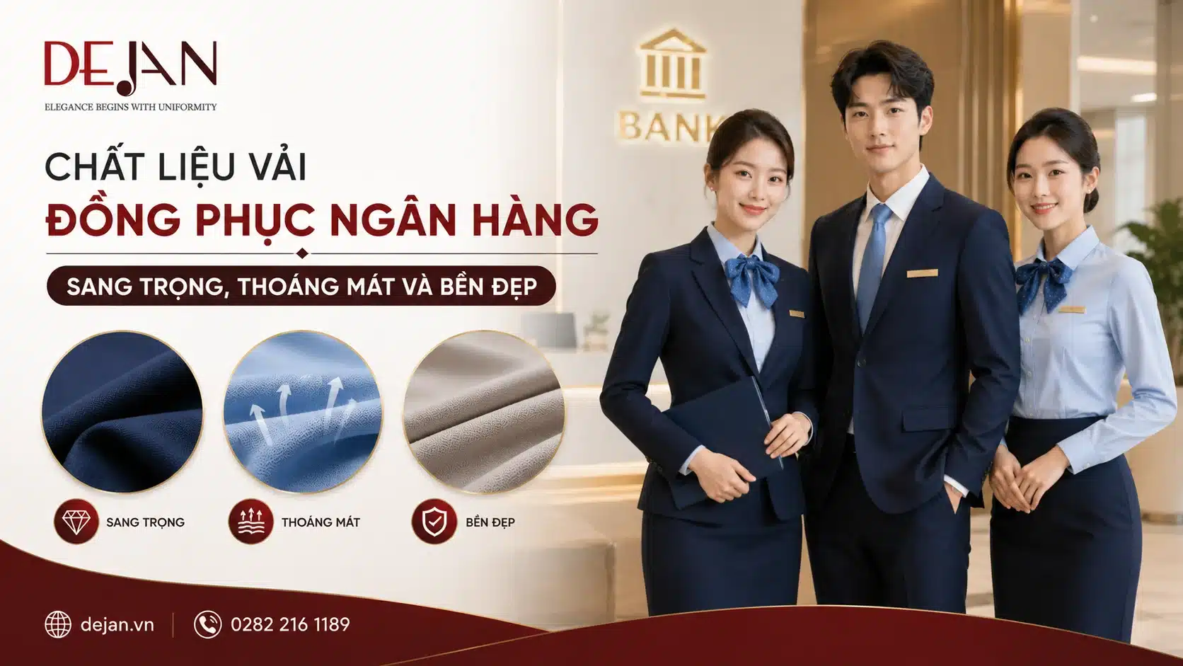 Chất Liệu Vải Đồng Phục Ngân Hàng