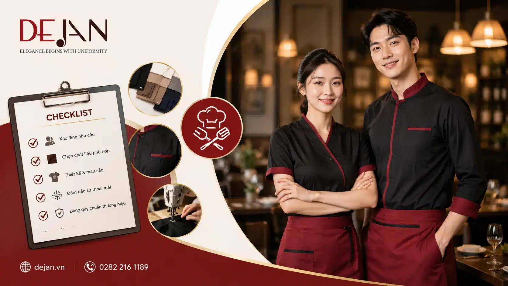 Checklist Đặt Đồng Phục Nhà Hàng Lần Đầu 10 Điều Không Được Bỏ Qua
