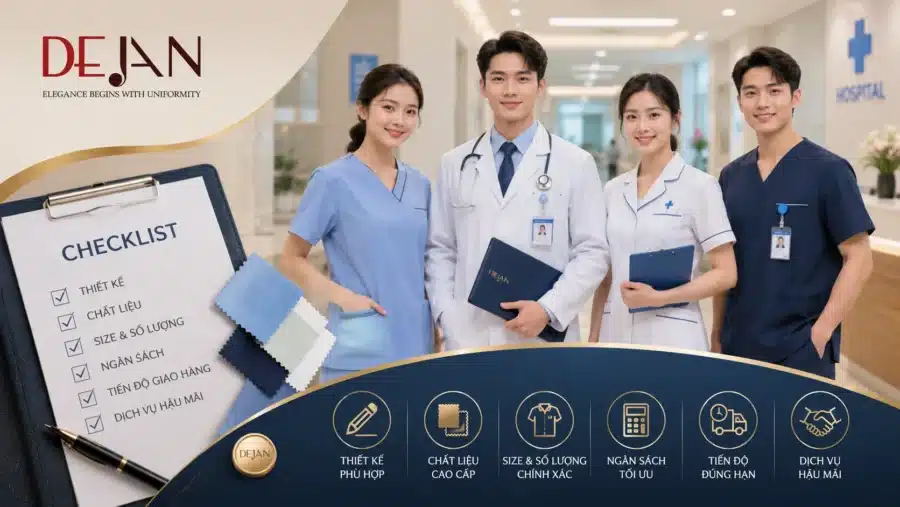 Checklist Đặt May Đồng Phục Bệnh Viện Lần Đầu