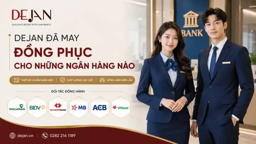 DeJan Đã May Đồng Phục Cho Những Ngân Hàng Nào Case Study Thực Tế