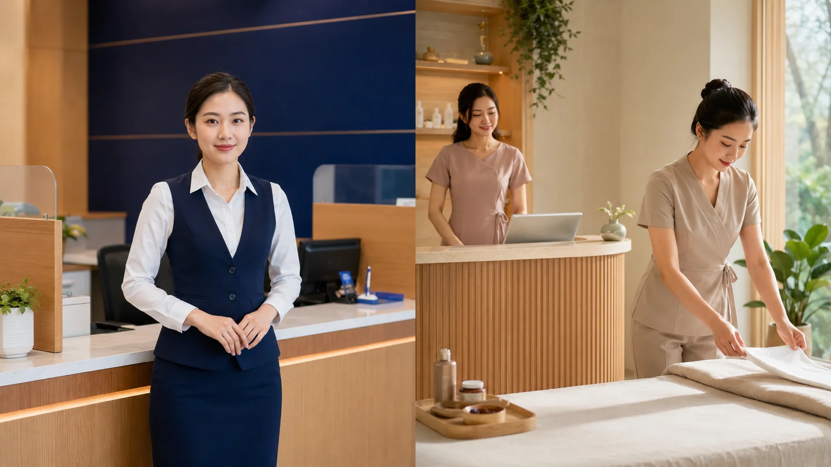 Đồng phục văn phòng cho từng ngành: ngân hàng, spa, bất động sản, showroom 1 Đồng phục văn phòng cho từng ngành