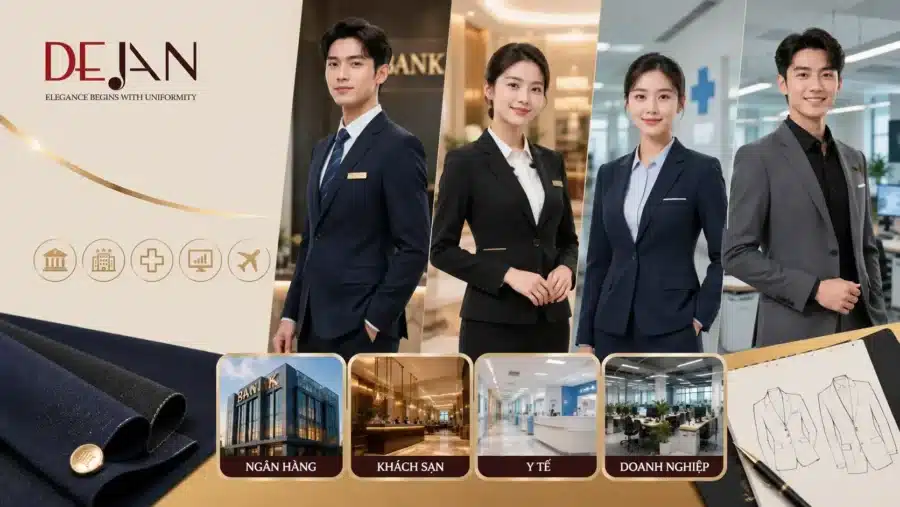 Form Áo Vest Đồng Phục Nào Phù Hợp Với Từng Ngành Nghề