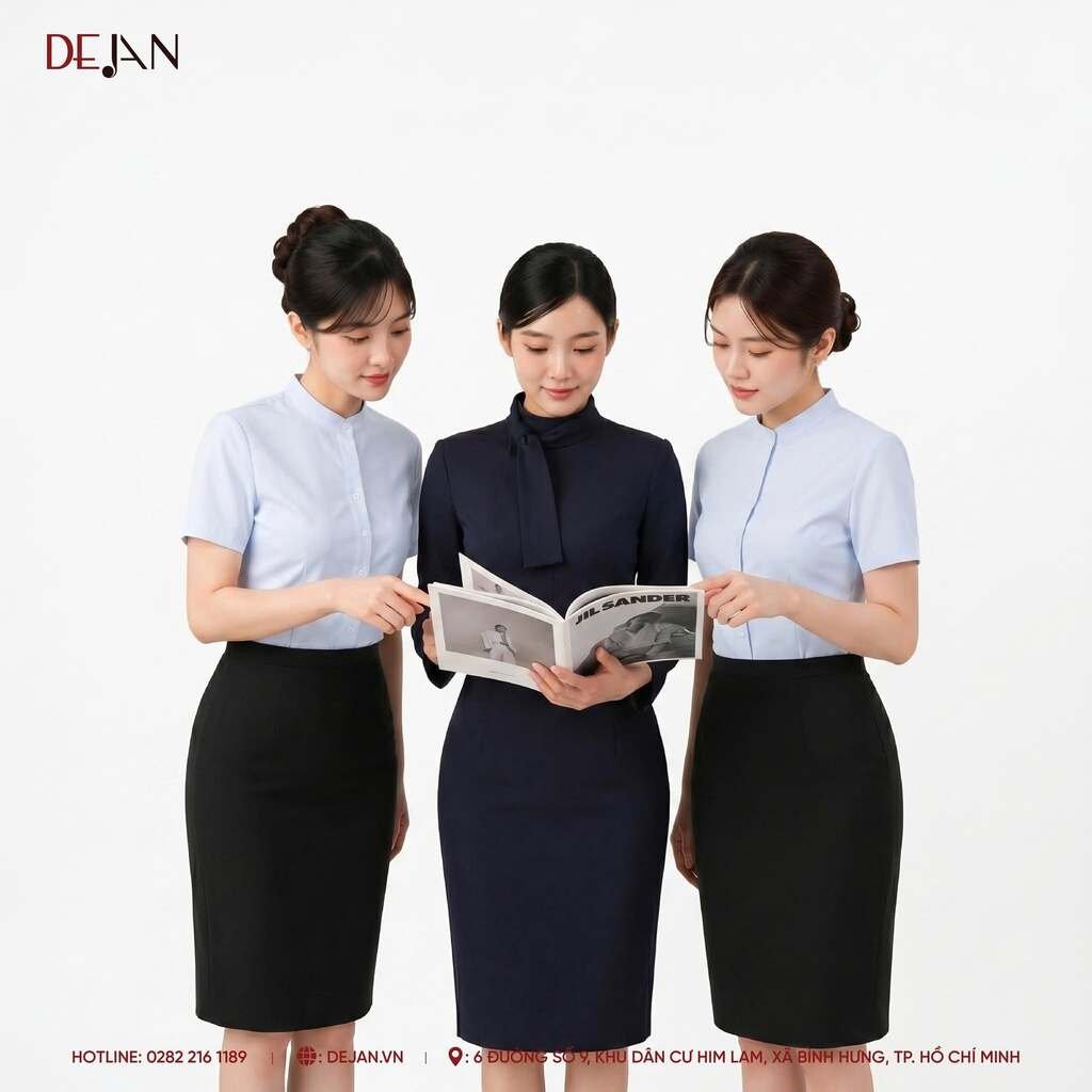 Quy trình thiết kế và may đồng phục công sở theo yêu cầu tại Dejan 2 Quy trình thiết kế và may đồng phục công sở theo yêu cầu tại Dejan