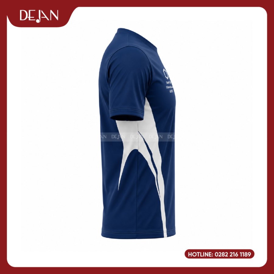 Đồng Phục Áo Thun Sự Kiện DJPL01 Tông Xanh Navy Chuyên Nghiệp