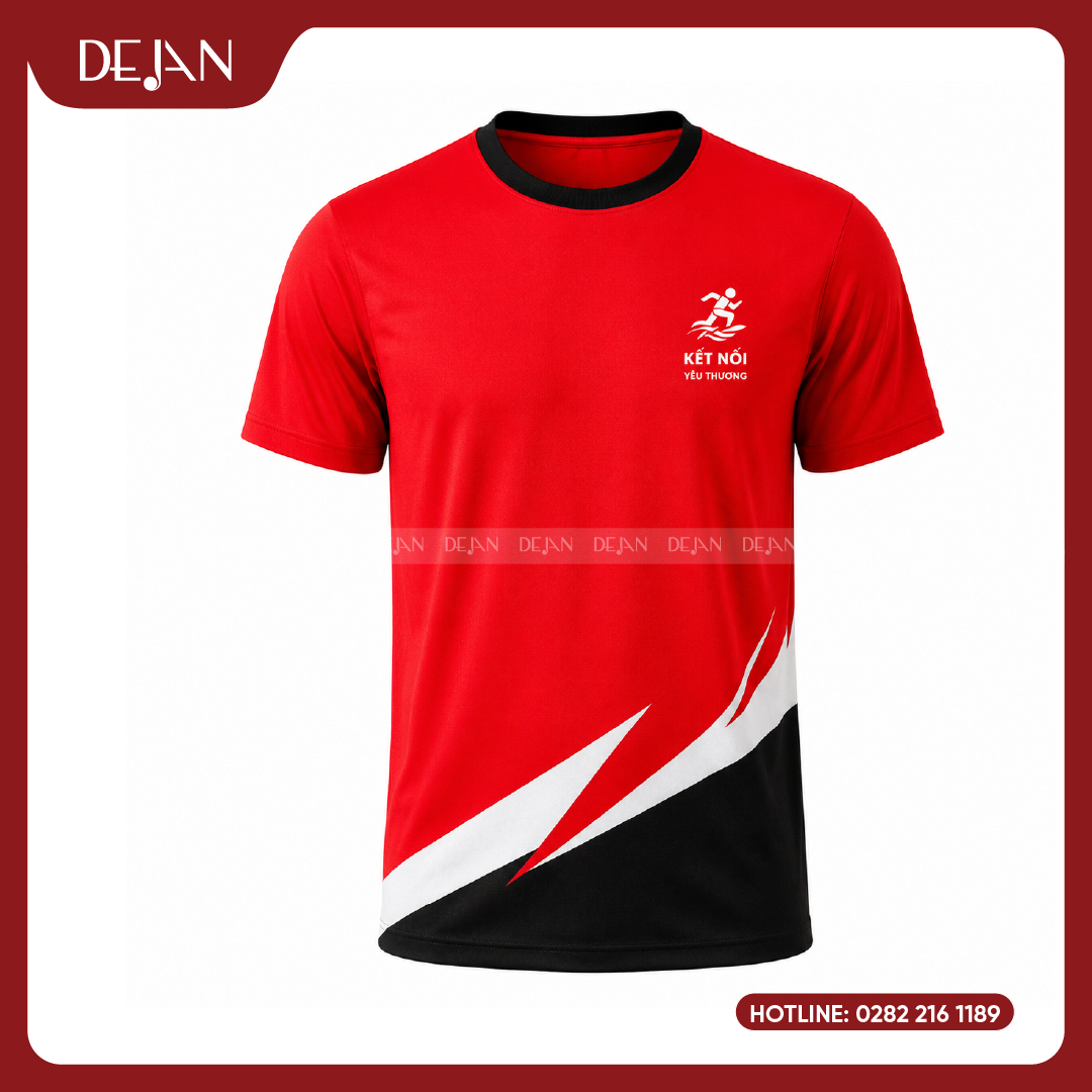 DJPL04-dong-phuc-ao-thun-su-kien-02 Đồng Phục Áo Thun Sự Kiện DJPL04 Tông Đỏ Tươi Rực Rỡ