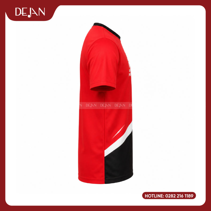 Đồng Phục Áo Thun Sự Kiện DJPL04 Tông Đỏ Tươi Rực Rỡ