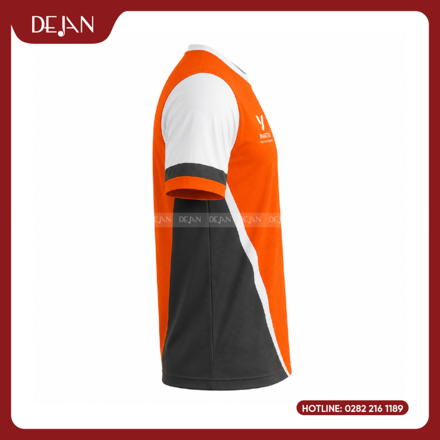 Đồng Phục Áo Thun Sự Kiện DJPL05 Tông Cam Năng Động
