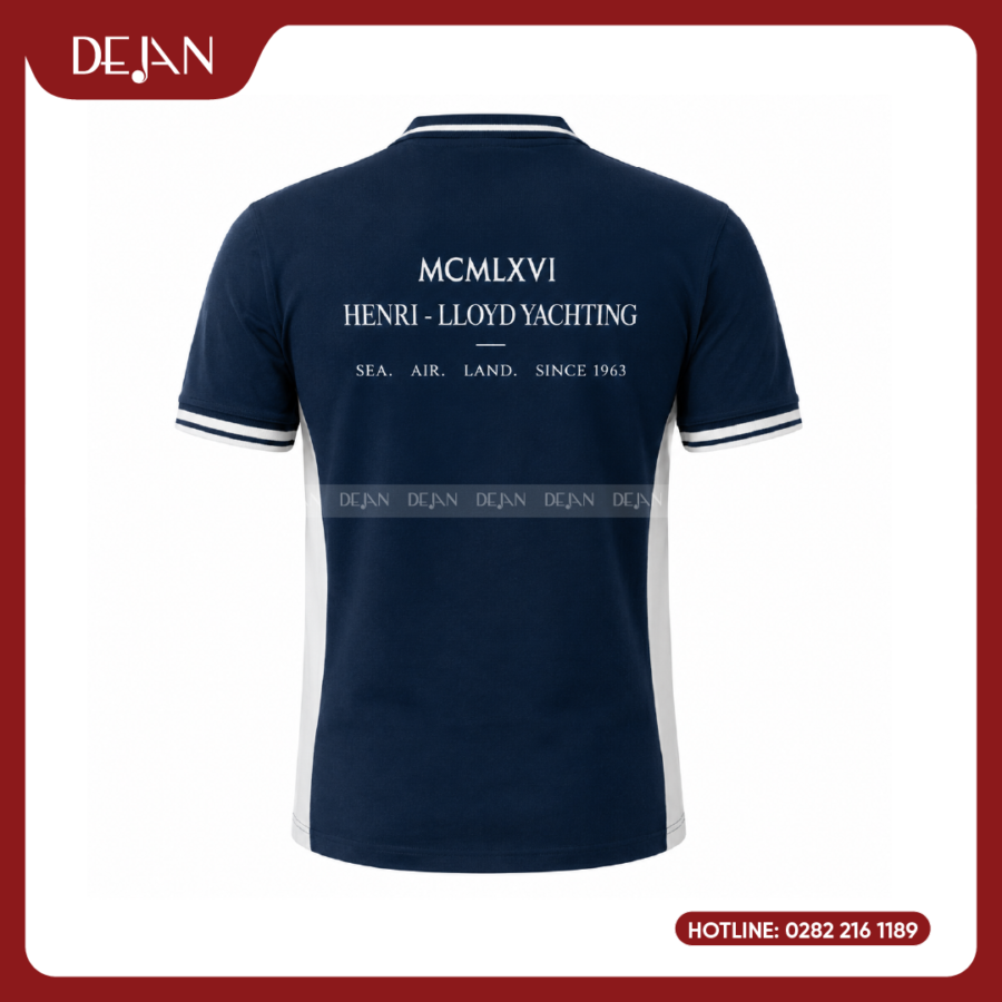 Đồng Phục Áo Thun Sự Kiện DJPL06 Tông Xanh Navy Thanh Lịch