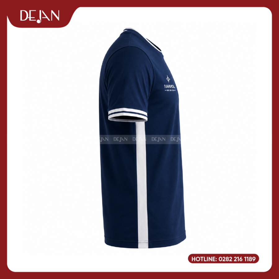 Đồng Phục Áo Thun Sự Kiện DJPL06 Tông Xanh Navy Thanh Lịch