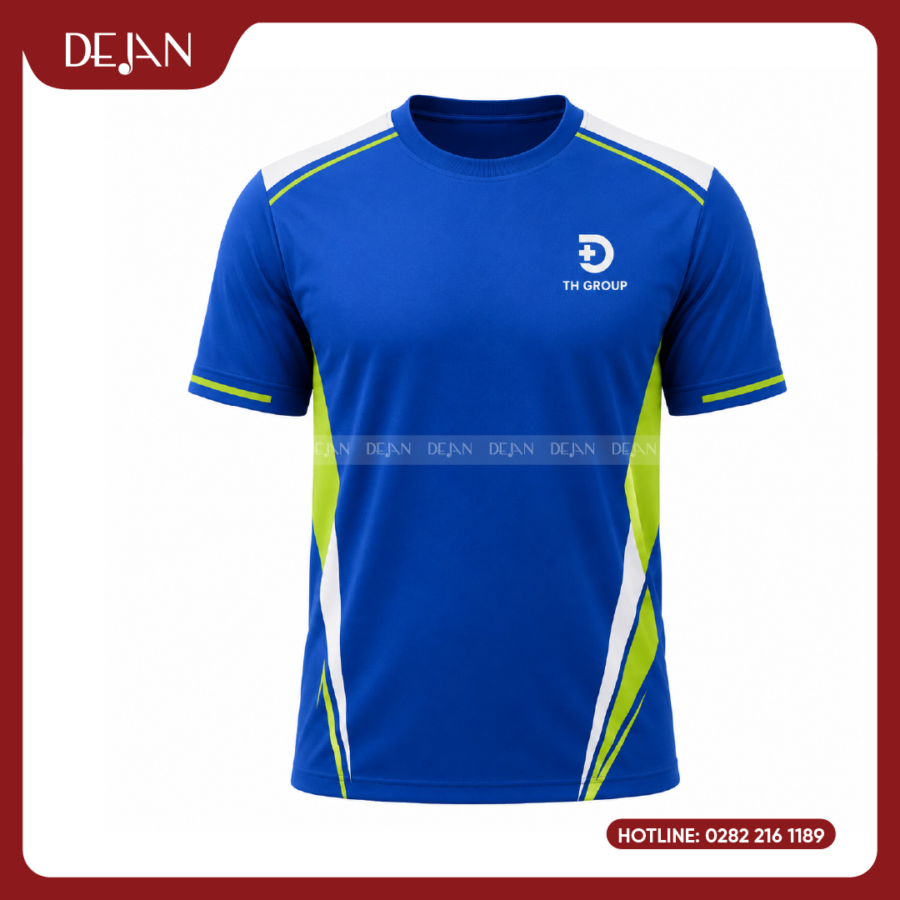 Đồng Phục Áo Thun Sự Kiện DJPL09 Tông Xanh Dương Tươi Sáng