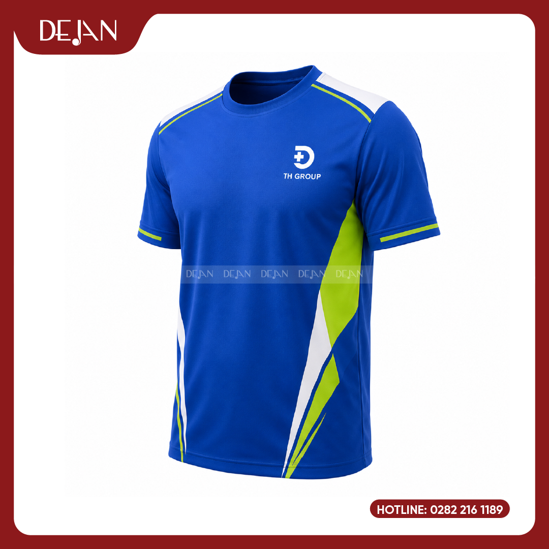 DJPL09-dong-phuc-ao-thun-su-kien-05 Đồng Phục Áo Thun Sự Kiện DJPL09 Tông Xanh Dương Tươi Sáng