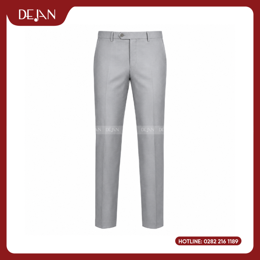 Đồng Phục Quần Tây Nam DJQTNA12008 Xám Trung Tính Hiện Đại