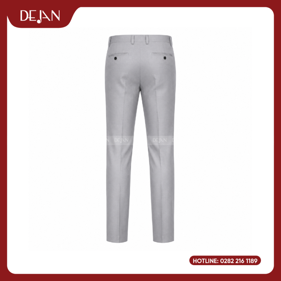Đồng Phục Quần Tây Nam DJQTNA12008 Xám Trung Tính Hiện Đại