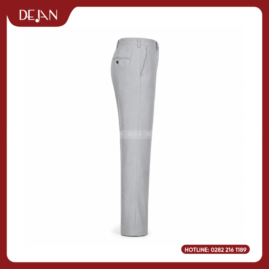 Đồng Phục Quần Tây Nam DJQTNA12008 Xám Trung Tính Hiện Đại