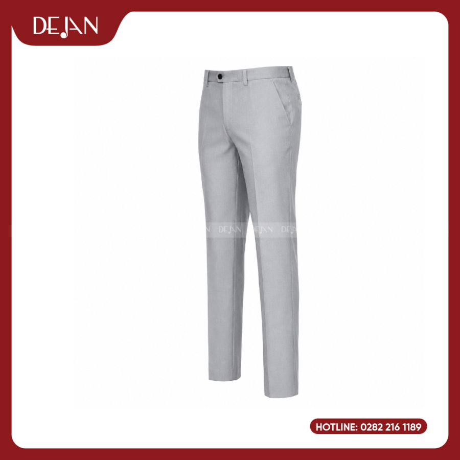 Đồng Phục Quần Tây Nam DJQTNA12008 Xám Trung Tính Hiện Đại