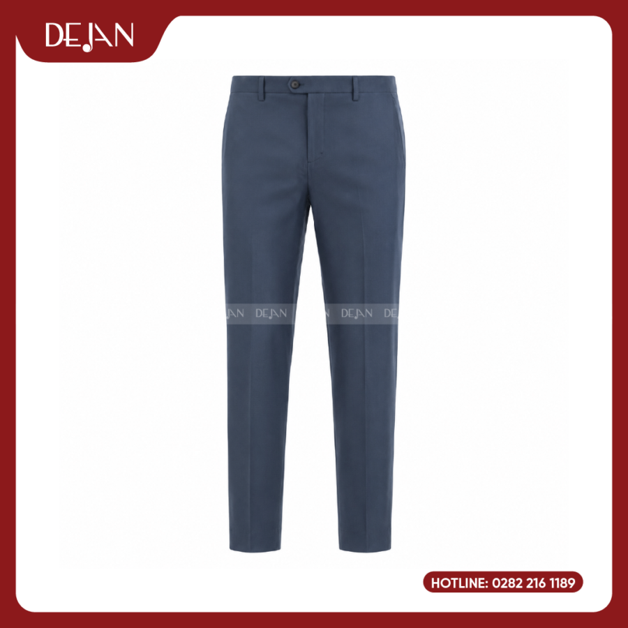 Đồng Phục Quần Tây Nam DJQTNA12009 Xanh Xám Ôm Dáng, Phù Hợp Nhân Viên Văn Phòng