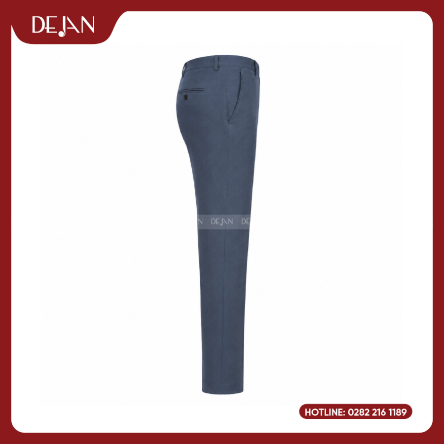 Đồng Phục Quần Tây Nam DJQTNA12009 Xanh Xám Ôm Dáng, Phù Hợp Nhân Viên Văn Phòng