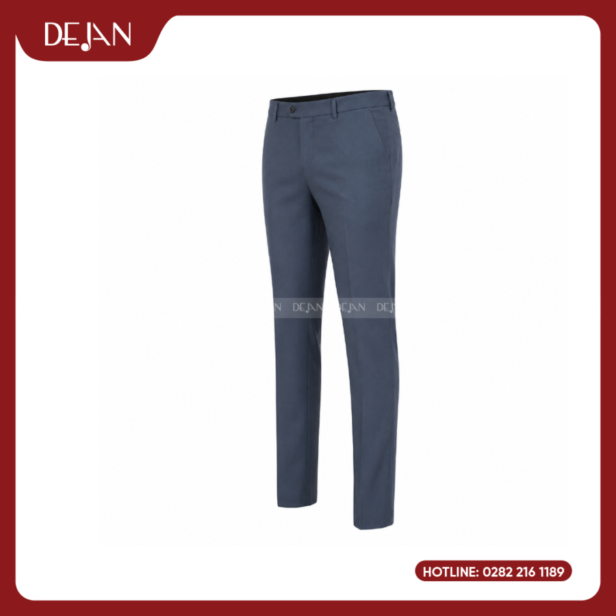 Đồng Phục Quần Tây Nam DJQTNA12009 Xanh Xám Ôm Dáng, Phù Hợp Nhân Viên Văn Phòng