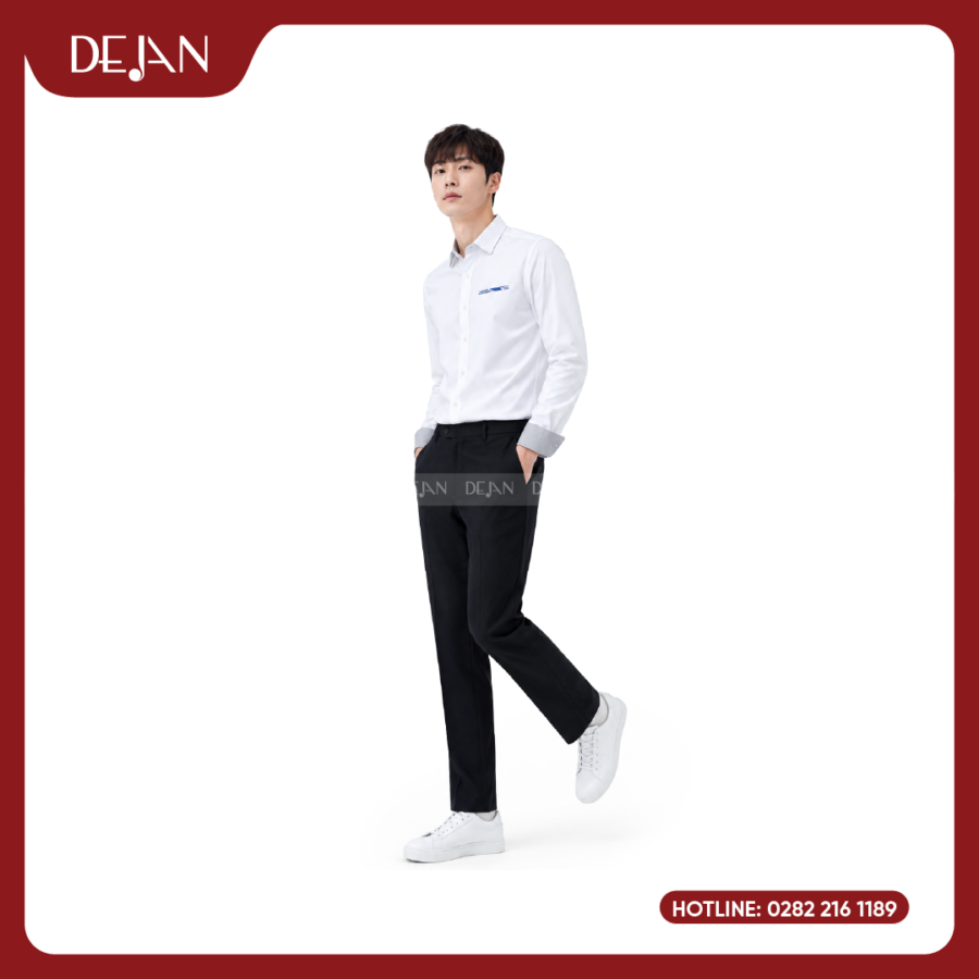 Đồng Phục Sơ Mi Nam DJSM10108 Thanh Lịch, Tối Giản Cho Môi Trường Công Sở