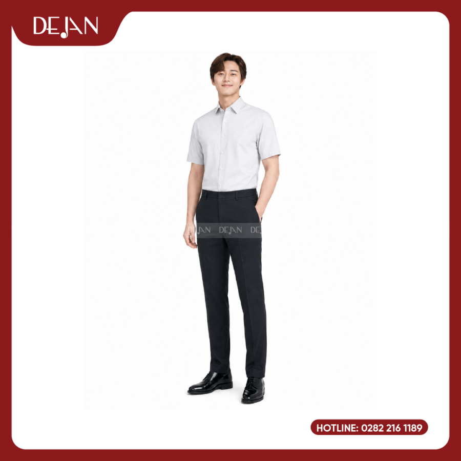 Đồng Phục Sơ Mi Nam DJSM10110 Thanh Lịch Với Tông Trắng Cơ Bản