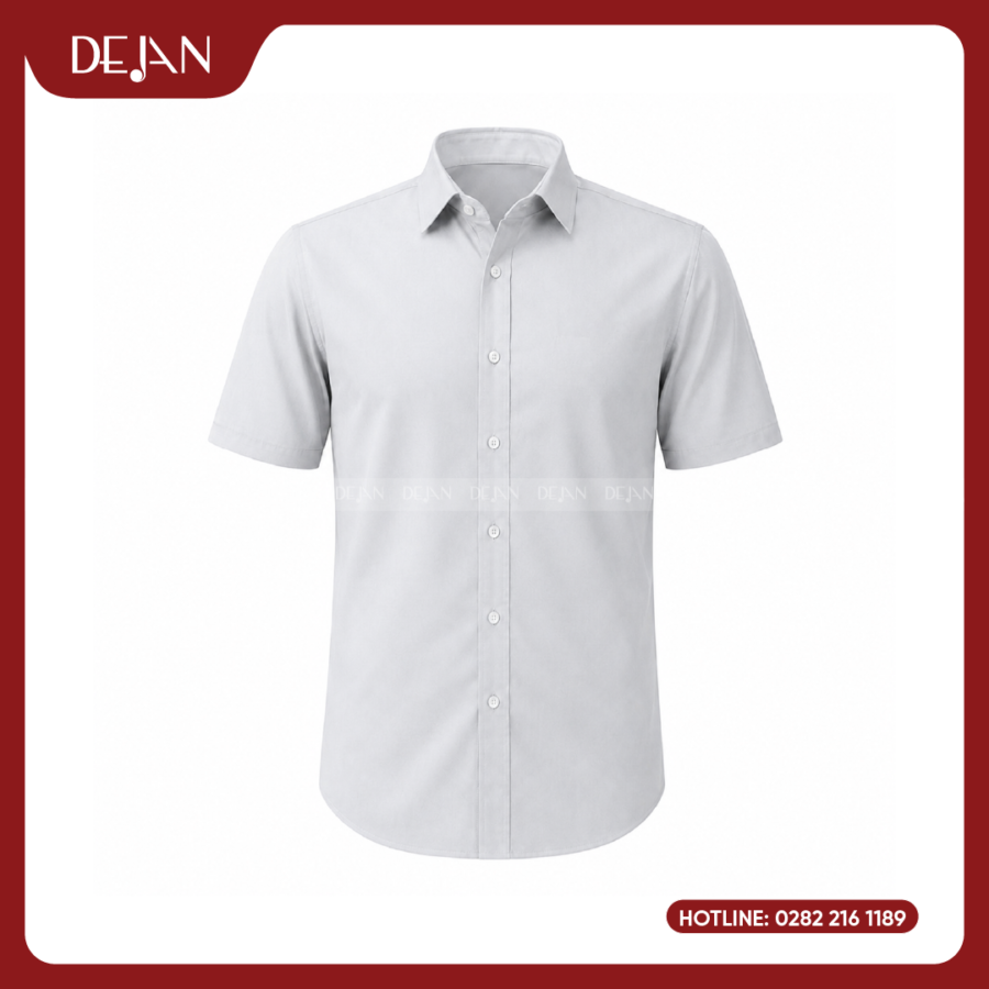 Đồng Phục Sơ Mi Nam DJSM10110 Thanh Lịch Với Tông Trắng Cơ Bản