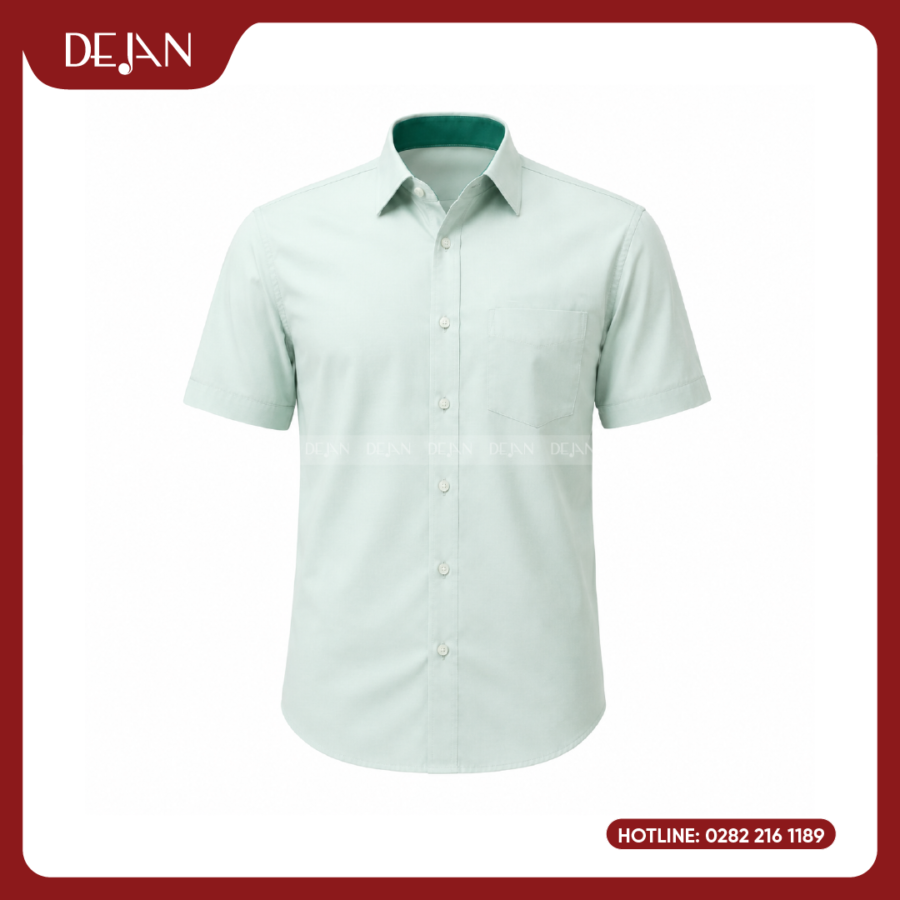 Đồng Phục Sơ Mi Nam DJSM10111 Tinh Tế Với Tông Trắng Thanh Khiết