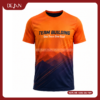 Đồng Phục Áo Thun Teambuilding DJTBD109 Tông Cam Sáng Năng Động