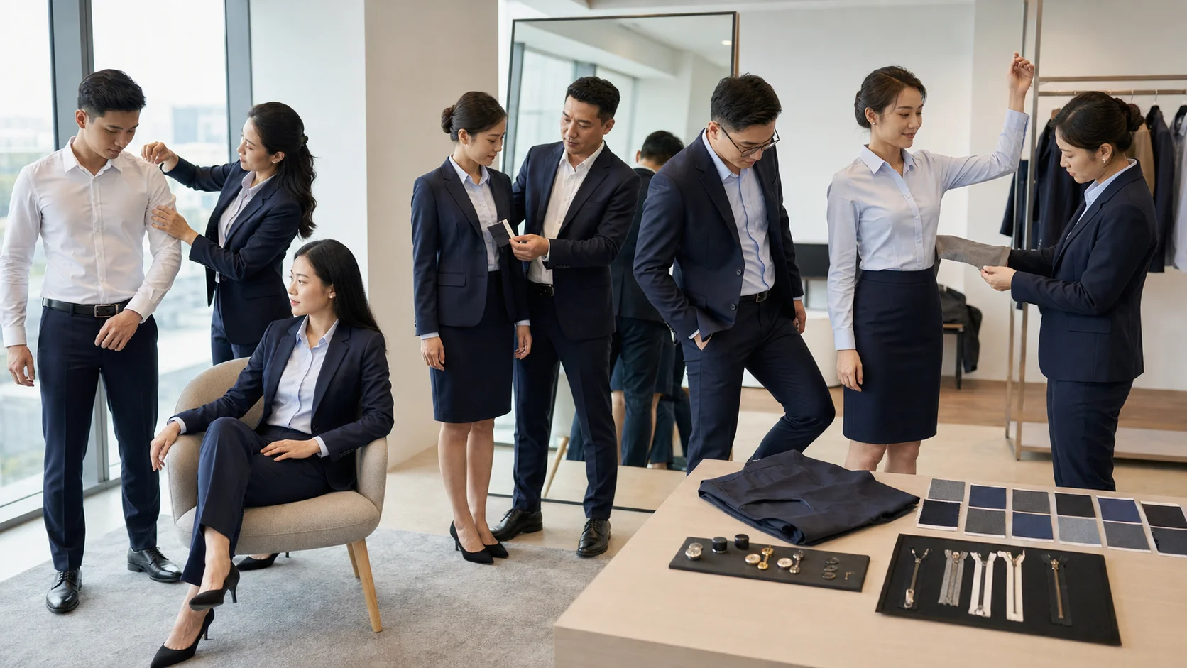 Đồng phục công ty tài chính và chứng khoán: Tiêu chuẩn và mẫu gợi ý