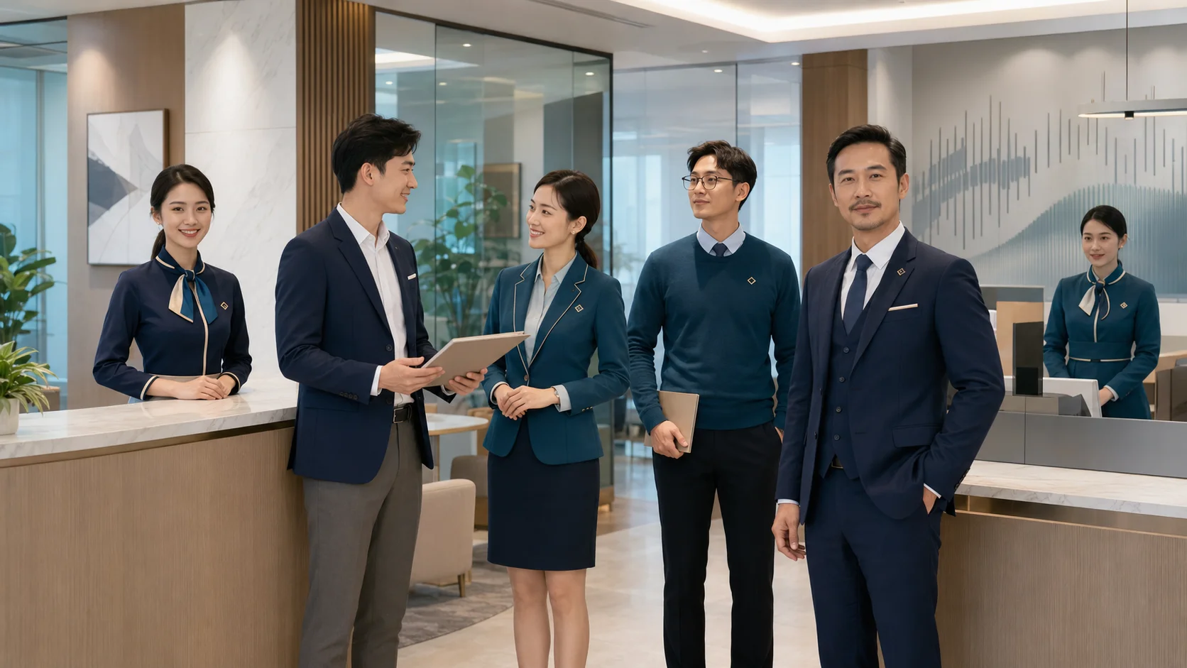 Đồng phục công ty tài chính và chứng khoán: Tiêu chuẩn và mẫu gợi ý