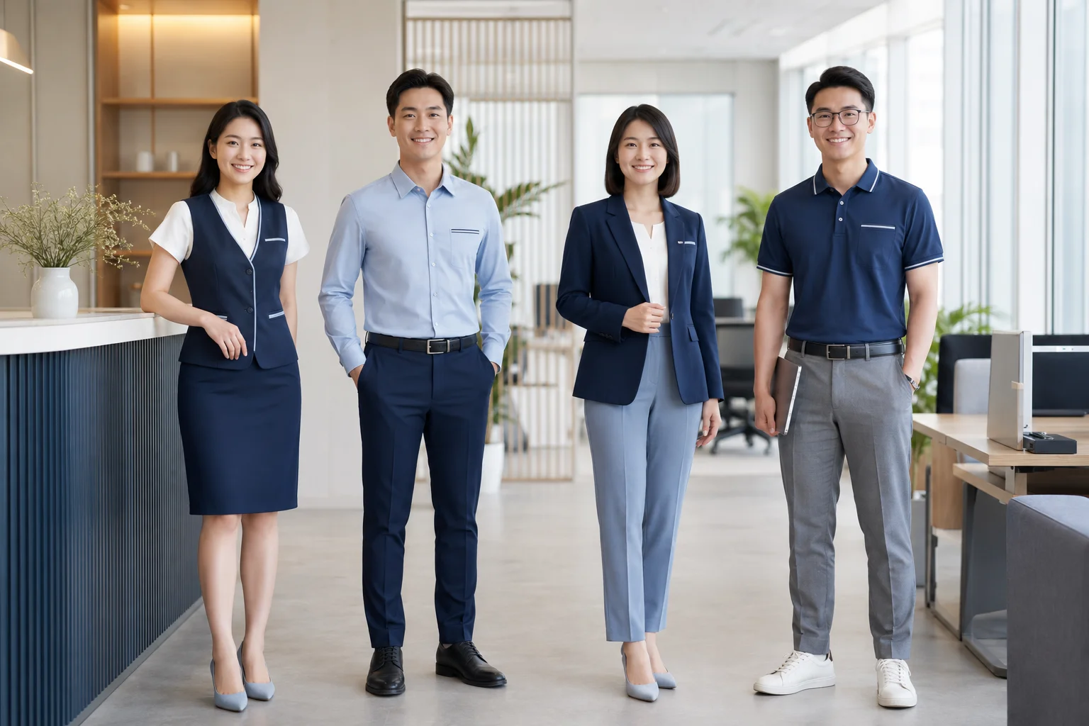 Đồng phục công ty tài chính và chứng khoán: Tiêu chuẩn và mẫu gợi ý