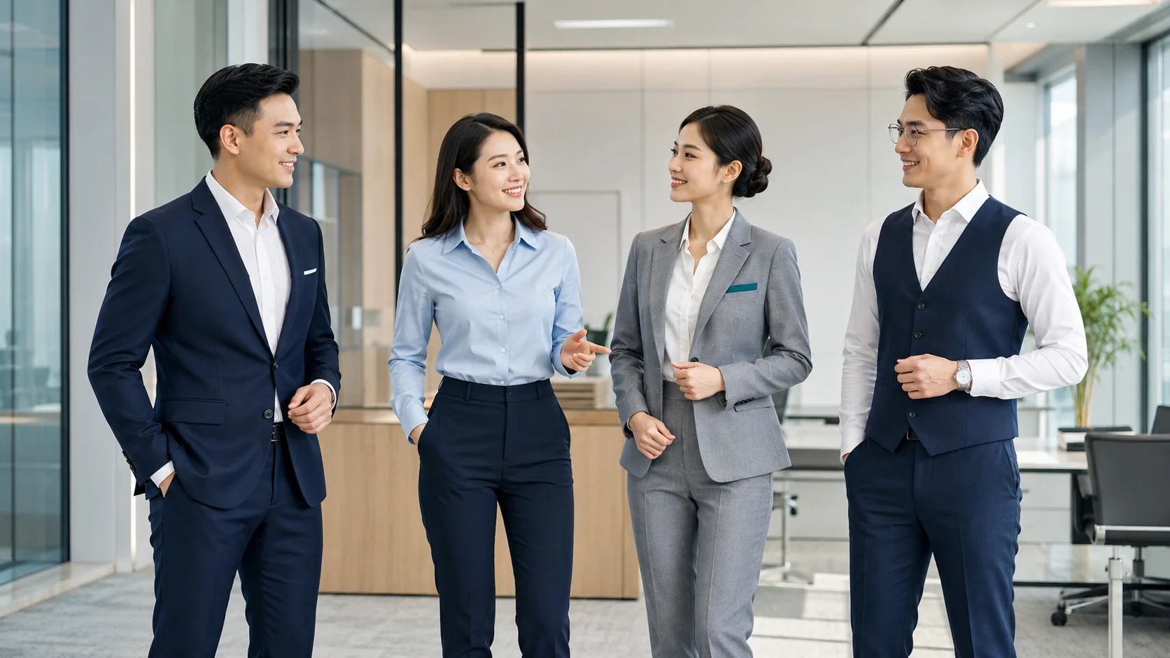 Đồng phục công ty tài chính và chứng khoán: Tiêu chuẩn và mẫu gợi ý