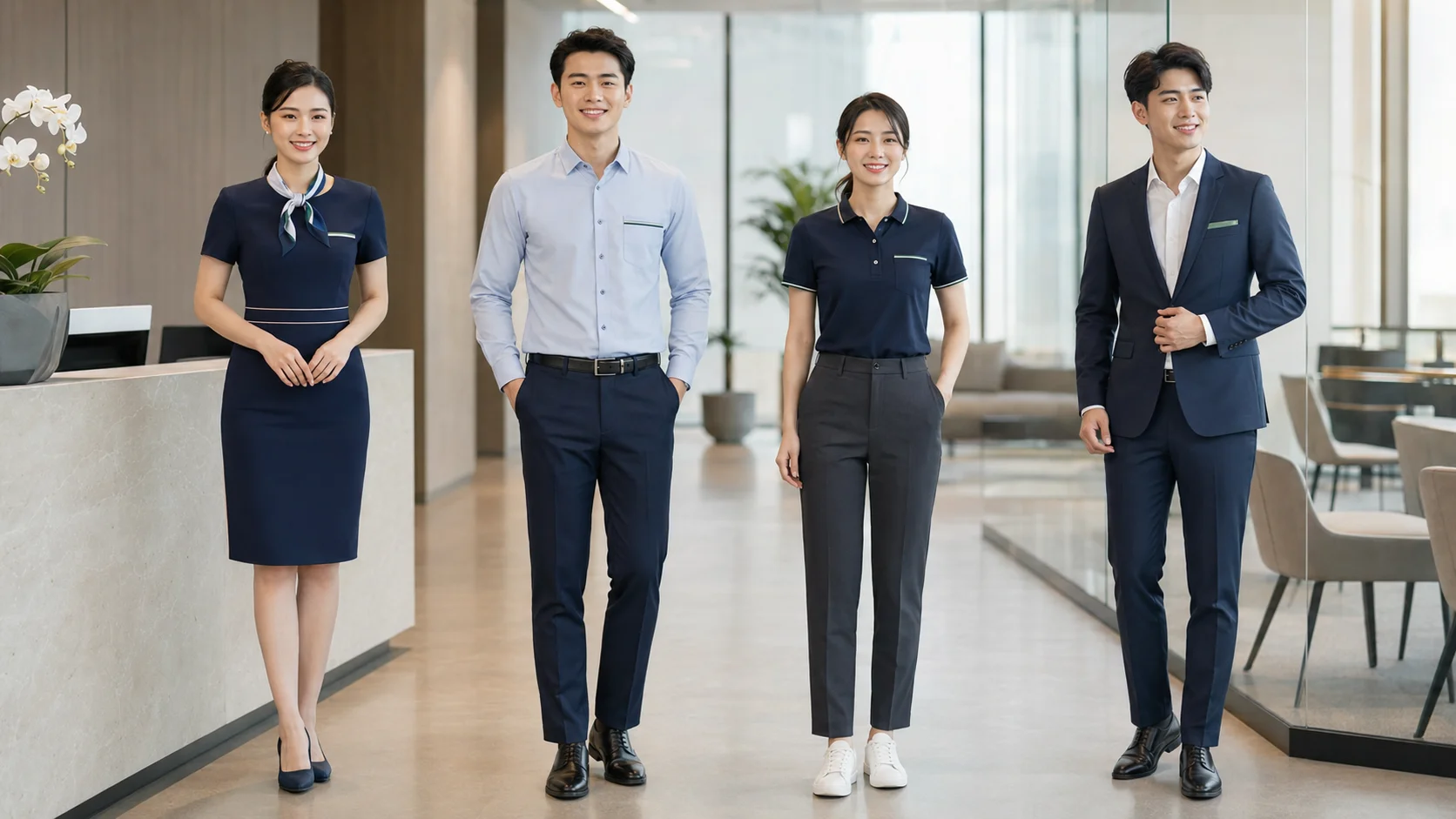 Đồng phục công ty tài chính và chứng khoán: Tiêu chuẩn và mẫu gợi ý