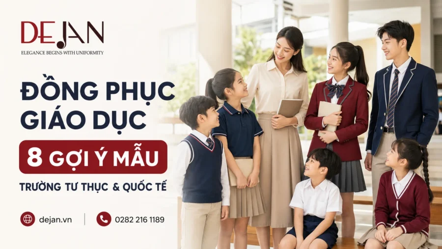 Đồng phục ngành giáo dục tư thục và trường quốc tế: 8 gợi ý mẫu 2026