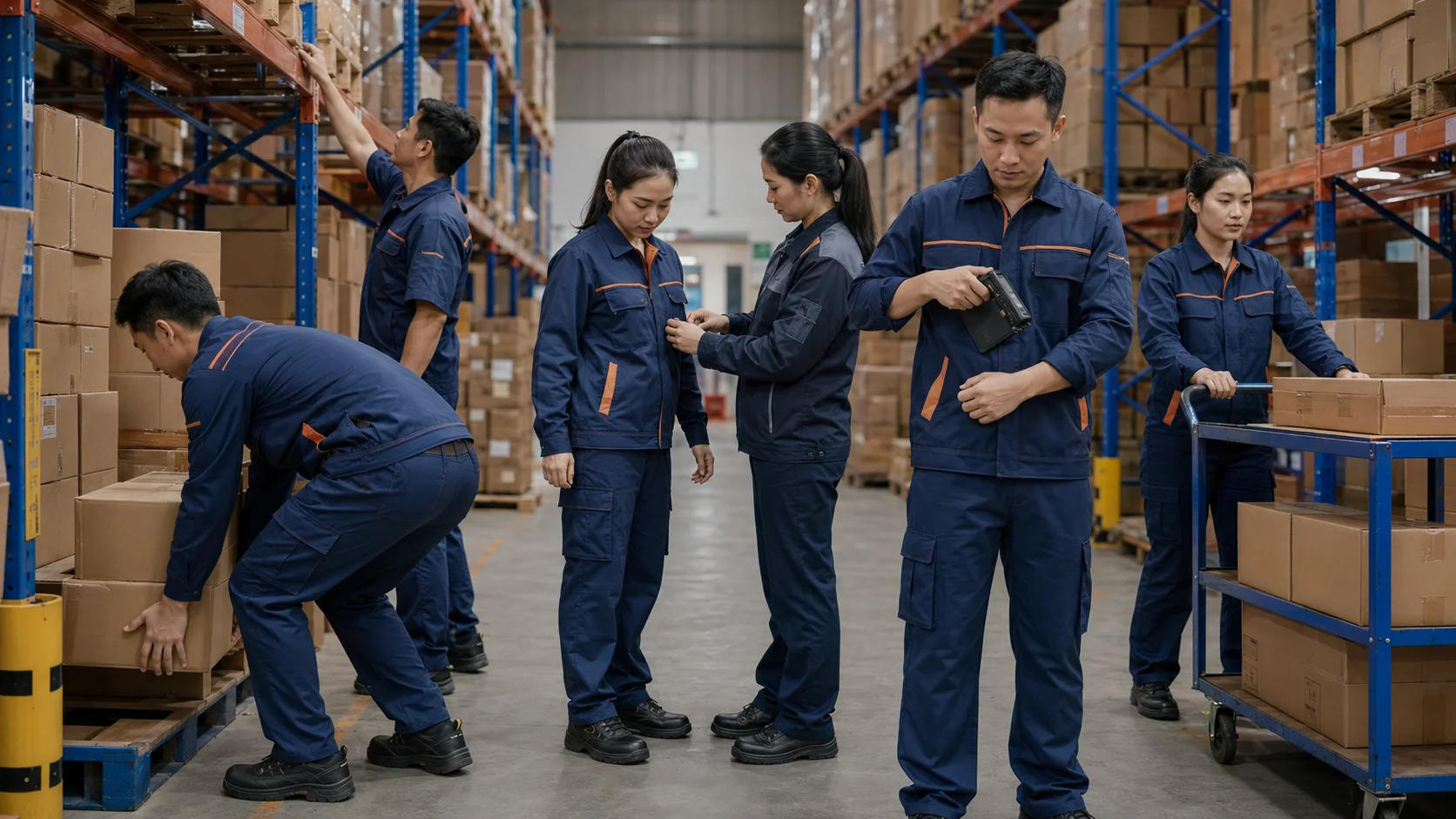 Đồng phục ngành logistics và vận chuyển: 7 tiêu chí, 8 mẫu theo vị trí