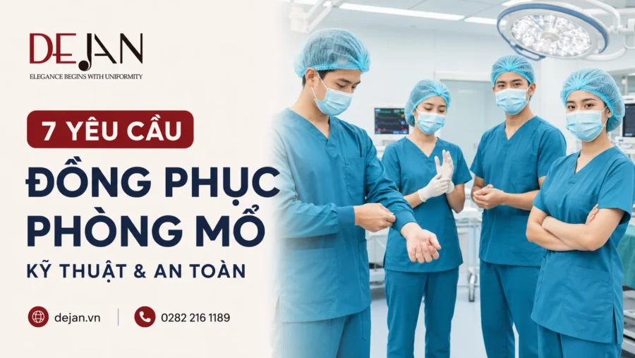 Đồng phục phòng mổ: 7 yêu cầu kỹ thuật và tiêu chuẩn an toàn cần biết