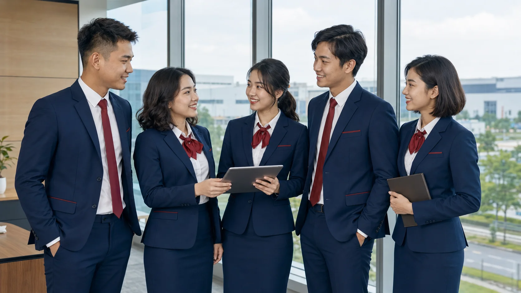 May đồng phục công sở tại Long An - giao hàng nhanh, đúng tiến độ