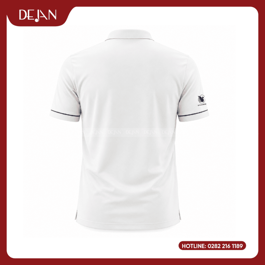 Đồng Phục Áo Thun Polo PLDJ01 Thanh Lịch, Tinh Tế Với Tông Trắng Basic