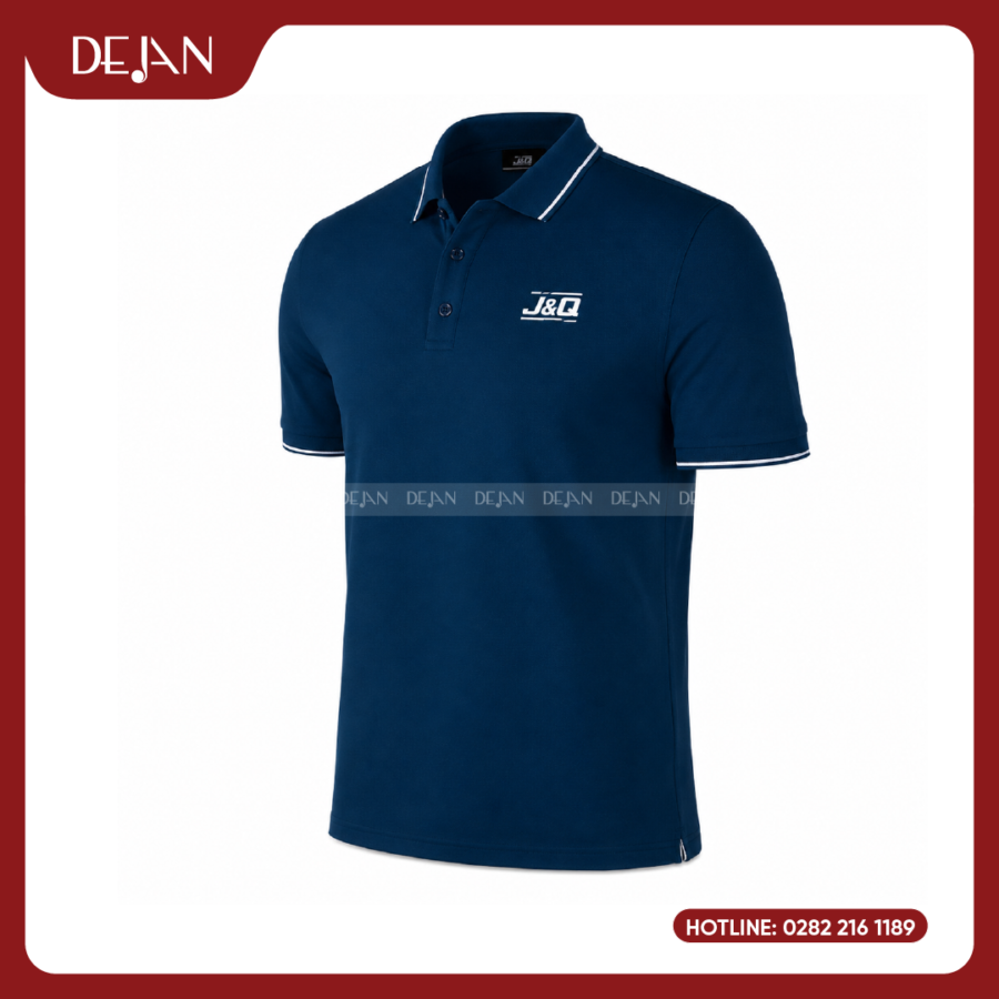 Đồng Phục Áo Thun Polo PLDJ02 Chuyên Nghiệp Với Tông Xanh Navy
