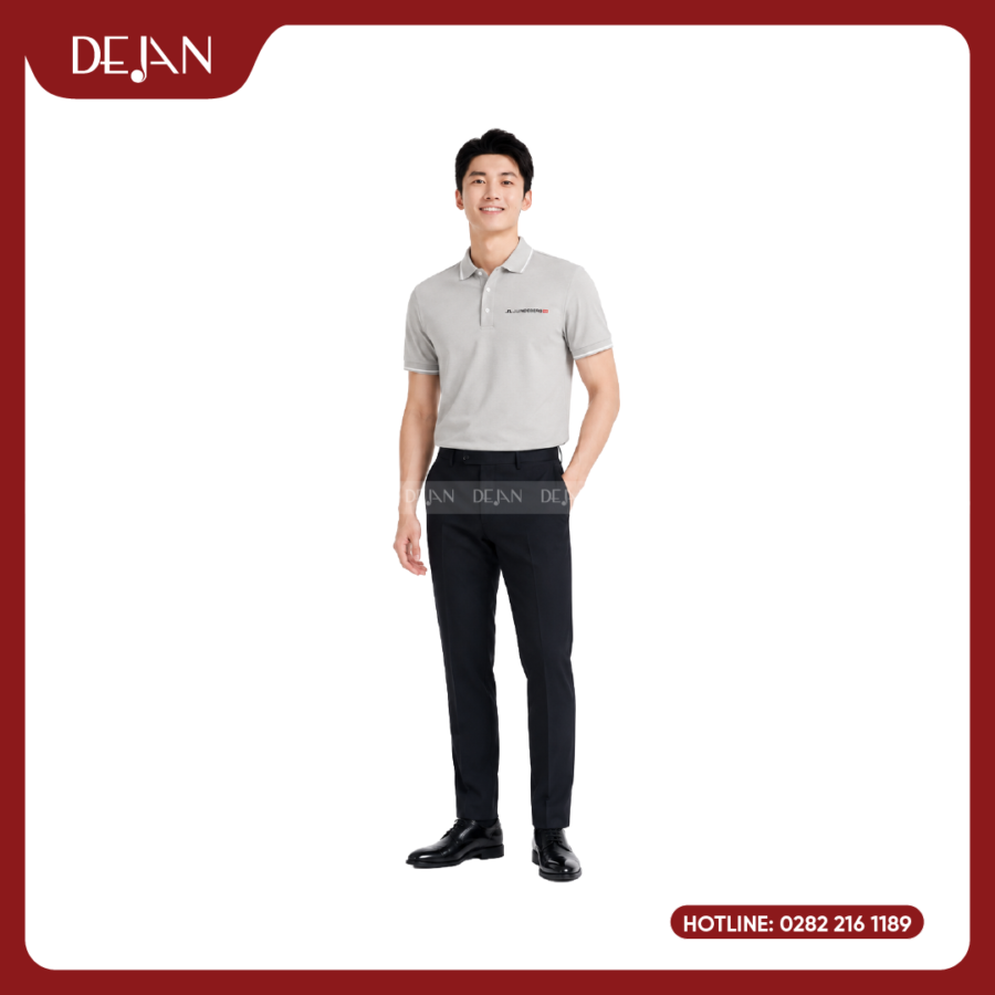 Đồng Phục Áo Thun Polo PLDJ04 Nhã Nhặn Với Tông Xám Sáng