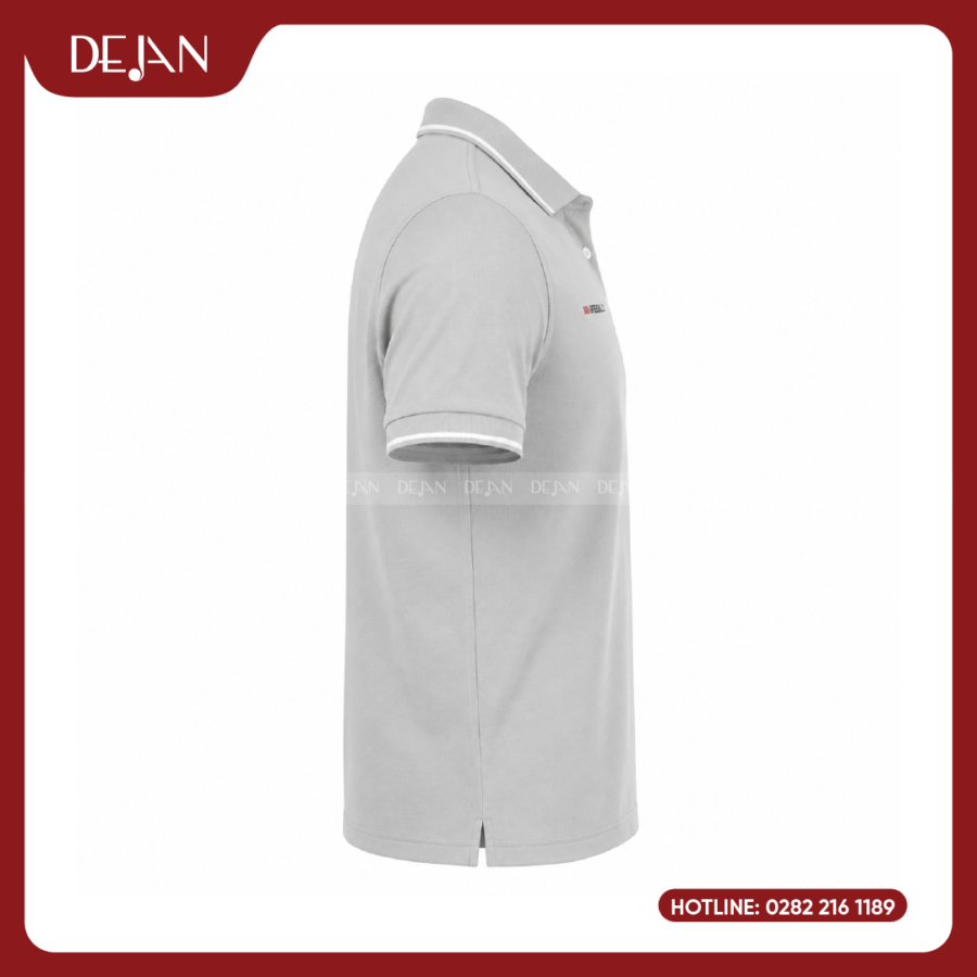 Đồng Phục Áo Thun Polo PLDJ04 – Nhã Nhặn Với Tông Xám Sáng